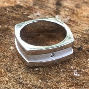 Sterling Silver Men’s Wedding Band